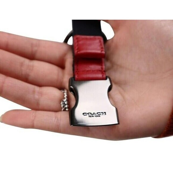 NWT Coach Bottle Holder Keychain Key Fob RED ~ HOLIDAY GIFT! - Picture 5 of 5
